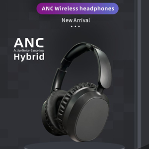Auriculares D913 Híbridos con Cancelación <span class=keywords><strong>de</strong></span> Ruido ANC, Bluetooth V5.3, Micrófono HD para Llamadas, Plegables, Giratorios, con Cable e Inalámbricos, Sobre la Oreja - Product Image 2