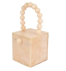 Estuche de joyería artesanal con incrustaciones de hueso con acabado de madera natural diseñado para almacenamiento de recuerdos y momentos de Regalo De La India - Product Image 3