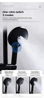 Mitigeur de douche thermostatique moderne en laiton brossé avec cartouche céramique, barre coulissante, fonction pluie et douchette à main, commande monocommande, pour villa