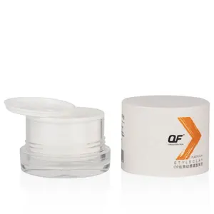 New Arrival Acrylic Hair Clay Jar Empty Container 50g 60g with PP Lid Cap Lotion Jar