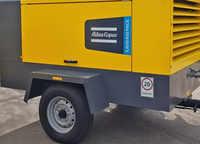 Kompresor Udara Sekrup Diesel Portabel dengan Pompa untuk XAS 400 400CFM 7bar 12m3/mnt Mesin Cummins Efisiensi Tinggi