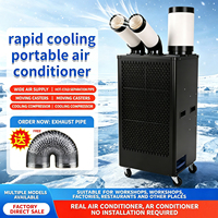 Climatiseur mobile industriel électrique portable à refroidissement rapide 2KW 19000BTU, fabriqué en Chine