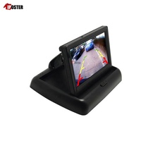 Layar Mundur Mobil IPoster 4.3in, Layar Lipat LCD TFT Tahan Air dan Monitor Penglihatan Malam untuk Kamera Mundur Mobil