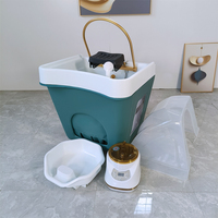 Usine Lavage Tête Thérapie SPA Pas De Plomberie Portable Shampooing Bassin Évier Avec Réservoir D'eau Tête Spa Équipement Pour Salon De Beauté