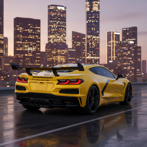 Installation Dry Carbon Fiber Spoiler for C8 Z06 Upgrade ZR1 Style Spoiler Wing - Product Image 1