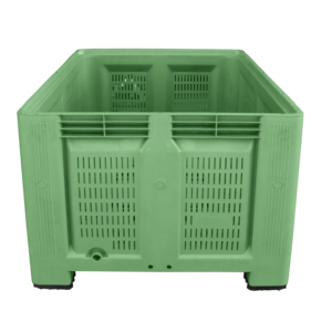 Australian Standard Reusable Folding Plastic Pallet Container Heavy Duty Mega Bin For Fruit Storage