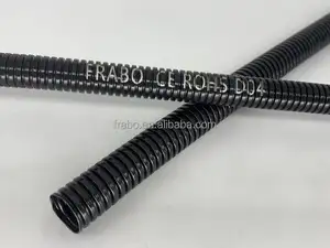 Tube de câblage de câble ignifuge en polyamide PA6 conduit flexible en nylon pour la protection électrique