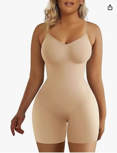 Faja Moldeadora de Nylon sin Costuras Estilo Europeo-Americano, la Más Vendida, para Yoga y Postparto, Levantamiento de Glúteos, Control Abdominal, Sin Espalda, de Una Pieza - Product Image 6