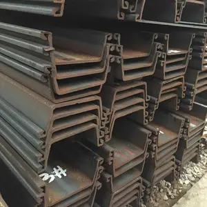 EN10248 SY390 SYW295 SYW390 SY295 SP-III U Shape Cold Rolled Steel Sheet Piling Z Type Cold Formed Steel Pile