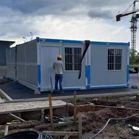 Maison Conteneur Modulaire Pliante Préfabriquée à Montage Rapide de 20 et 40 Pieds pour Camping, Petite Habitation ou Bureau
