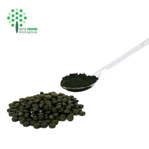 Màu xanh lá cây Superfood tự nhiên bị hỏng di động tường <span class=keywords><strong>Chlorella</strong></span> chiết xuất bột 60% protein Top một lớp 25kg trống - Product Image 4