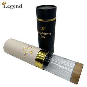 Envase de Vidrio para <span class=keywords><strong>Miel</strong></span> con Logotipo Personalizado, Acabado Mate, 250g 500g 1000g 380ml 500ml, Caja Redonda de Lujo para <span class=keywords><strong>Miel</strong></span> - Product Image 6