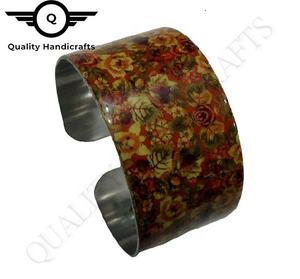 Fabriqué à la main En Métal Manchette Bracelet - Product Image 3