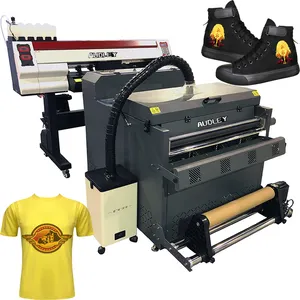 Impressora dtf rápida 60cm, máquina de impressão todos os tipos de tecido de impressão em poliéster e nylon