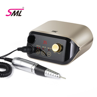 SML nouveau faible bruit haute vitesse 35000 tr/min ponceuse à ongles limes manucure polisseuse à ongles avec plastique pour le salon d'art des ongles et la maison