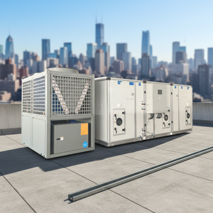 Unité de climatisation industrielle à expansion directe pour hôtel, sur pied, R-410A, à température et humidité constantes, à circulation d'air - Product Image 3