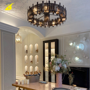 <span class=keywords><strong>Plafonnier</strong></span> LED en cristal texturé Bang Sheng Lighting - Décoration contemporaine <span class=keywords><strong>pour</strong></span> résidence et manoir haut <span class=keywords><strong>de</strong></span> gamme - Product Image 3