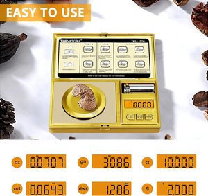 Cân Milligram Cân Trang Sức Kỹ Thuật Số 50G/0.001G Cân Bỏ Túi Siêu Nhỏ Cho Thuốc Bột Đá Quý Vàng Tải Lại 6 Chiếc - Product Image 2