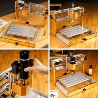 3018 Plus2.0 Stone CNC Router System 2 en 1 5.5w 10w CNC Machine de gravure laser pour métal