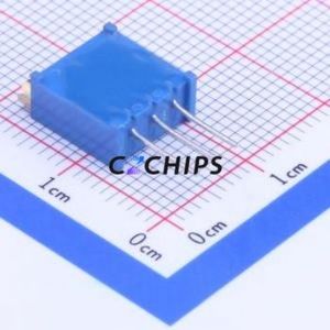 Resistencia Ajustable/Potenciómetro 3296W-1-253, Componente de Orificio Pasante (THT), Resistencia de 25kOhm 10% - Product Image 2