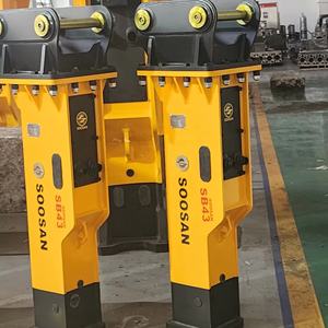 สำหรับเครื่องยนต์ไฮดรอลิกเบรกเกอร์แบบกล่องรุ่น SB43 สำหรับรถขุดขนาด 6-9 ตัน รับประกัน 1 ปี บรรจุในลังไม้  ดอกสกัดหลายคมขนาด 75 มม. - Product Image 1