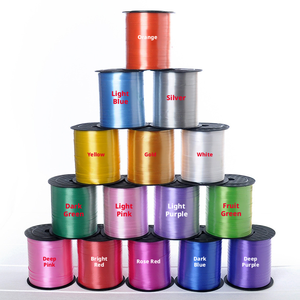 Ruban en plastique brillant multicolore pour emballage cadeau, mariage, décoration florale, fête d'anniversaire, vente en gros - Product Image 3