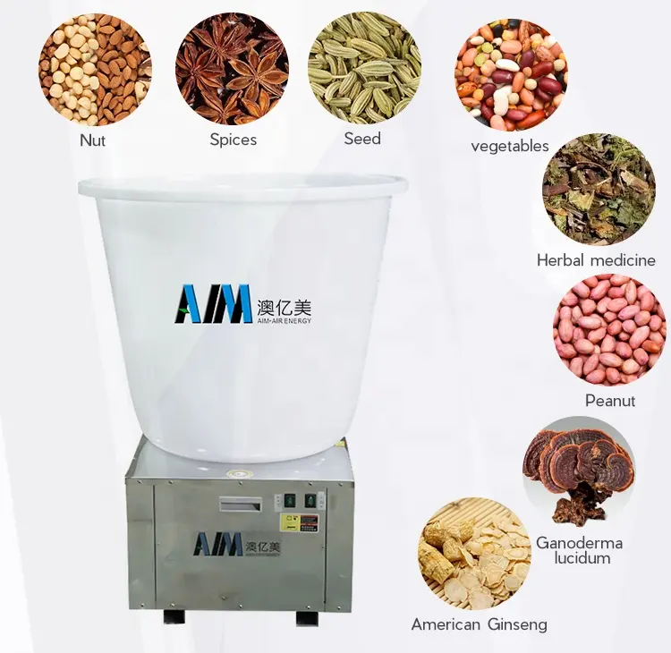 Cold Air Bay Leaf Pollen Dryer Drying Machine Pumpkin Sunflower Seed Dehydration Plant Automatic Dehydrator Machine