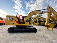 1. Excavatrice sur chenilles Caterpillar 320GC d'occasion, 20 tonnes, Cat 320 GC, pelle hydraulique à faible consommation de carburant pour travaux de construction
