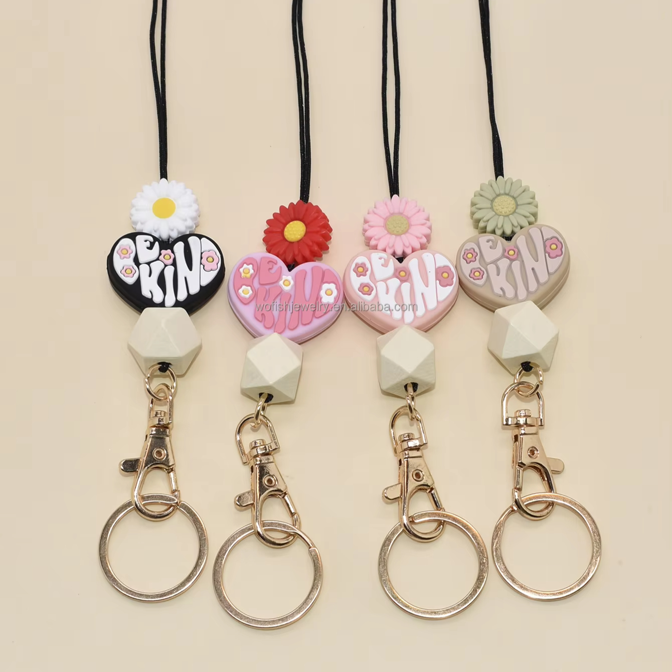 Wrist Straps Hand Lanyard Silicone Charms for Mobile Phone Camera Keys Cord Chain Cute Lanyard Keychain Keycord Hanging Rope Image 5