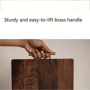 Produits très vendus Planche à découper en bois faite à la main Planche à pain en bois Plateau <span class=keywords><strong>de</strong></span> cuisine Noyer noir Bois dur Usage domestique - Product Image 6