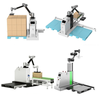 Machine automatique de palettisation de robot de sélection et de placement pour la caisse de boîte de carton empilant des palettes de carton dans le matériel de papier d'emballage alimentaire