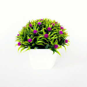 Planta Artificial de Baby's Breath Qi Xing de 14 cm en Maceta, Decoración para el Hogar, Flores Artificiales de Plástico - Product Image 5