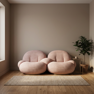 Sillas de Espera de Tela Contemporáneas para Salones y Centros de Ocio, Muebles Comerciales Duraderos - Product Image 2