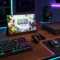 Moniteur tactile de jeu 4K de 15,6 pouces en gros, résolution 3840x2160, capacitif 10 points, avec port Type-C, pour PS5, ordinateur portable et PC