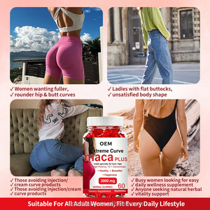 Gomitas Extreme Curve Maca Plus 3000mg, Suplemento Herbal para Mejorar Glúteos y Caderas, Gomitas de Raíz de Maca para Mujeres, Apoyo para Curvas - Product Image 6