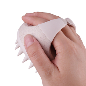 تحلل رخيصة صديقة للبيئة القمح القش الشعر مشط فراشي شعر شامبو فرشاة - Product Image 4