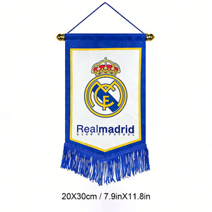 Bandera Personalizada para Equipo de Fútbol, Bandera de <span class=keywords><strong>Intercambio</strong></span> para Equipos, Decoración, Bandera de Satén, Bandera para <span class=keywords><strong>Club</strong></span> de Fútbol, para Eventos Deportivos - Product Image 5