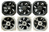 Ventilador Axial Industrial 28080 AC, 280x280x80mm, 110V 220V 380V, Negro/Plateado, Aleación de Aluminio, para Equipos Industriales