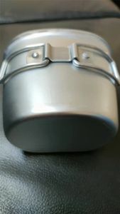 Tasses en aluminium 0,5L 0,6L 500ml 600ml pour le camping en plein air avec 2 poignées pliables, tasse de camping en aluminium - Product Image 6