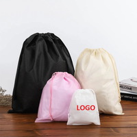 YULONG YL003 Bedruckter Vliesstoff-Einzelschnur-Zugbeutel mit individuellem Logo, staubdicht, durchscheinendes Design für Reisen