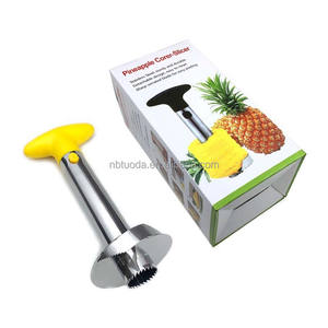 अनानास कोर और स्लाइसर उपकरण-खाद्य ग्रेड स्टेनलेस स्टील पिनेसर के साथ तेज अनानास पेनेसर को साफ करने के लिए आसान - Product Image 6