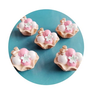 100 pièces personnalisé 3D crème gâteau glacé Slime Kit d'artisanat perles de résine assorties décoration de jouets pour enfants - Product Image 4