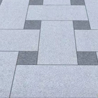 Bonne performance antidérapante transfrontalière granit de pierre naturelle blanc/gris de sésame poli bon marché pour les escaliers