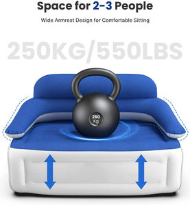 جديد وصول توافد PVC الطفل أريكة هوائية قابلة للنفخ السرير وسادة مقعد مع سعر المصنع - Product Image 4