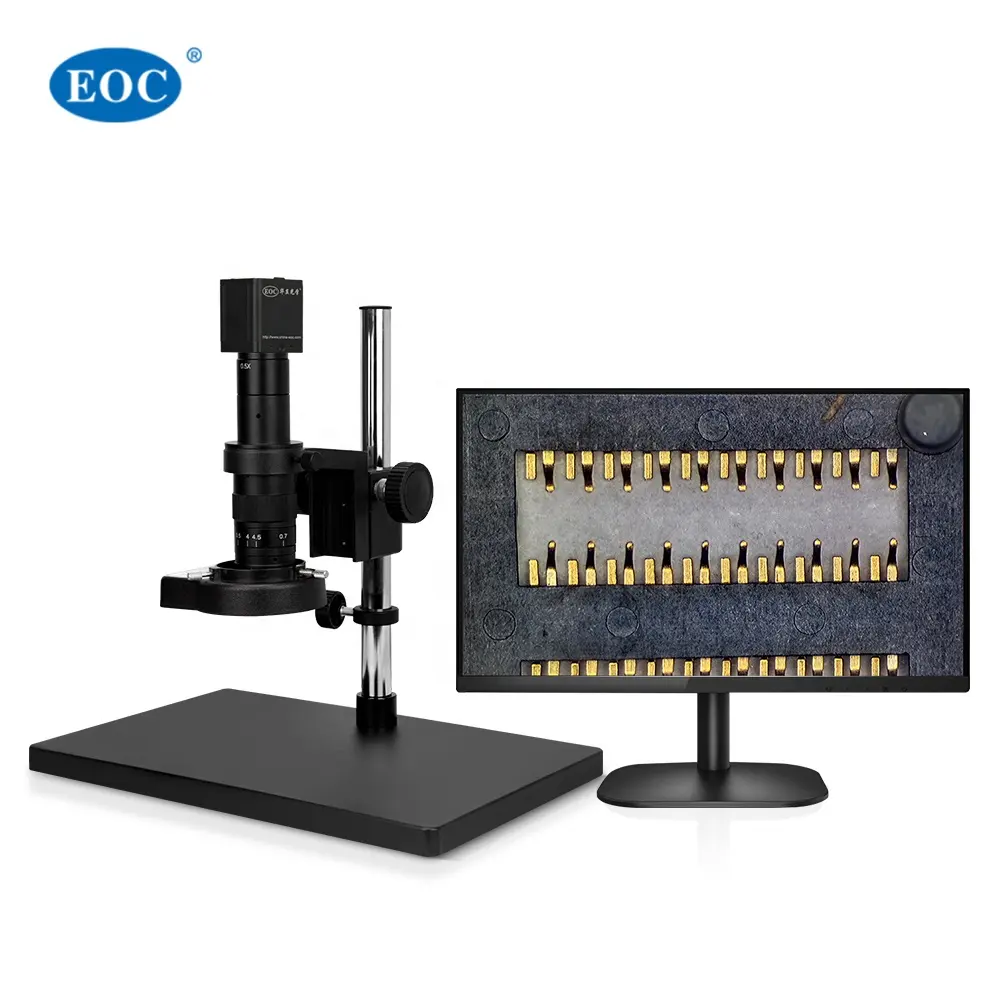 EOC 16MP Electronic Camera Monocular Video Zoom Pcb Repair Lcd Monitor Digital Microscope For H-d-m-i Microscope