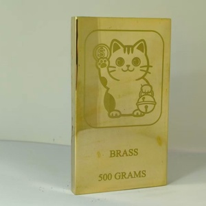 Lingote de Latón de Alta Calidad de 500G, Nuevo Diseño para Souvenir, el Mejor Regalo Decorativo, Lingote de Latón de 500G - Product Image 3