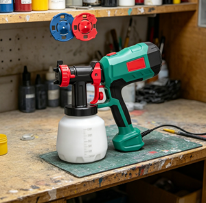 Portable Handheld Airless Paint <b>Sprayer</b> Household DIY Grade Battery-Powered Cordless Tool Set DS-23 DS-23 - Product Image 4