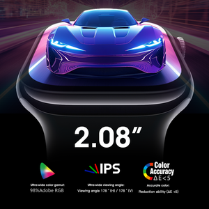 Reloj Inteligente W11X con Pantalla HD <span class=keywords><strong>de</strong></span> Visión Completa IP68, Pantalla <span class=keywords><strong>de</strong></span> 2.07 Pulgadas, Reloj Deportivo, Llamadas Bluetooth, Recordatorio <span class=keywords><strong>de</strong></span> Mensajes para IOS y Android - Product Image 5