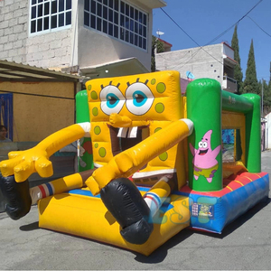 Puentes inflables para fiestas con <span class=keywords><strong>Bob</strong></span> <span class=keywords><strong>Esponja</strong></span> para exteriores, castillo inflable para saltar para niños, gorila inflable comercial - Product Image 1