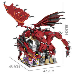 <span class=keywords><strong>Serie</strong></span> creativa, adorno de mazmorras y dragones, bloques de construcción, montaje de modelo Halcón Milenario, juguetes, juego de regalo - Product Image 6